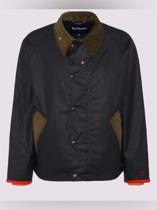 Barbour Jackets & Blazers - NWT BARBOUR X FLOWER MOUNTAIN
Jacket - Navy-Orange